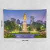 Landscape Tapestry The line of Boston, Massachusetts 60"x90" Aesthetic Tapestry Wall Hanging Art Home Decoration Bedroom Decor Living Room Door Curtain view 2