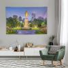 Landscape Tapestry The line of Boston, Massachusetts 60"x90" Aesthetic Tapestry Wall Hanging Art Home Decoration Bedroom Decor Living Room Door Curtain view 4