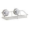Cabilock Wall Mounted Bathroom Shelf Cups Versatile Kitchen Storage Organizer Silver Finish for Tidy Items Bathroom Kitchen Easy to Install and Clean view 1