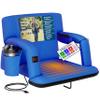 Alpcour Heated Reclining Stadium Seat for Bleachers Wide Bleacher Chair with Back Support and Cushion, Armrests, Side Pockets, & Hook Stadium Seats Chairs for Camping, Kayak, Paddle Board & More view 1