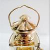 Antique Marine Anchor Decorative Oil Lamp Nautical Ship Lantern Antique Finish Shinny Brass by Unique Nautical Store view 2
