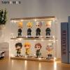 NONEMEY Clear Acrylic Display Case Stand 2 Tier Storage Box Wall Mount Showcase Dustproof Organizer Box for Collectibles (2Tier 123.310inch) view 2