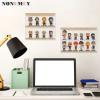 NONEMEY Clear Acrylic Display Case Stand 2 Tier Storage Box Wall Mount Showcase Dustproof Organizer Box for Collectibles (2Tier 123.310inch) view 3
