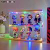 NONEMEY Clear Acrylic Display Case Stand 2 Tier Storage Box Wall Mount Showcase Dustproof Organizer Box for Collectibles (2Tier 123.310inch) view 4