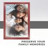 10x15 Dark Brown Real Wood Picture Frame Width 1.25 Inches | Interior Frame Depth 0.5 Inches | Malvina Traditional Photo Frame Complete with UV Acrylic, Foam Board Backing & Hanging Hardware view 2