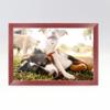 10x15 Dark Brown Real Wood Picture Frame Width 1.25 Inches | Interior Frame Depth 0.5 Inches | Malvina Traditional Photo Frame Complete with UV Acrylic, Foam Board Backing & Hanging Hardware view 4