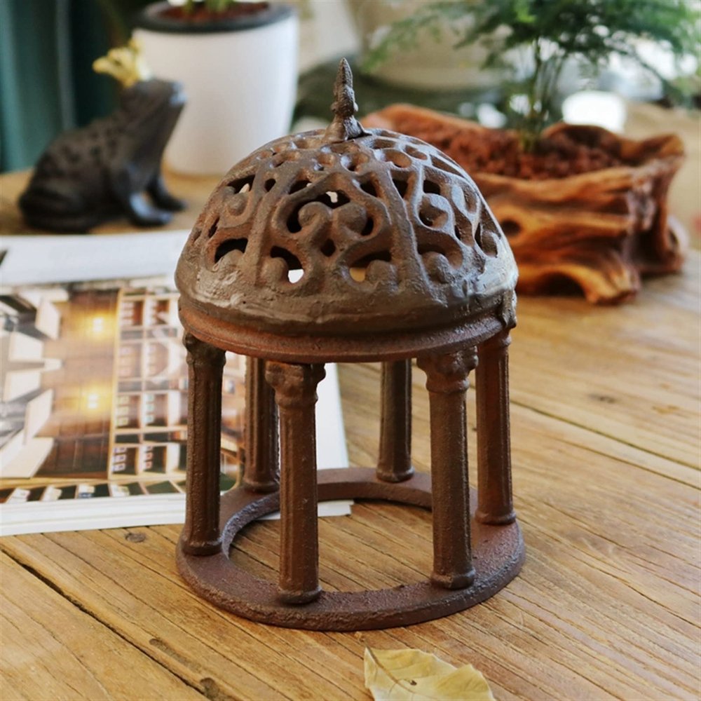 GUIPAIHAI Cast Iron Ornaments Creative Home Desktop Decor Iron Art Antique Decoration for Displaying