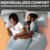Sunbeam Premium Quilted Electric Heated Mattress Pad, 60" x 80", 12 Heat Settings, 12-Hour Auto Shut-Off, Machine Washable, Extra-Soft, White view 4