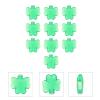 20Pcs St. Patricks Day String Lights Shades Lucky Cover Shamrock String Lights Green Irish Fairy Lights for St Patricks Day Party Decorations view 2