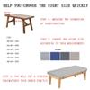 MICUSHION 36 x 14 inch Piano Bench Cushion for Indoor Shoe Storage Non Slip Picnic Bench Pad for Kitchen Dining Table Seat, Light Brown view 3