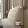 ZZYK Large Headboard Bedside Upholstered Headboard Cushion Backrest Pillow Bed Wedge Fine Linen Suitable No Headboard for Bench Bedroom Bay Window Anti-Collision Cushions,G,31.4x19.6/80x50cm view 2