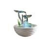 KKNH Relaxation Fountain Tabletop Fountain Handmade Ceramic Desktop Fountain Indoor Meditation Water Fountain Home Decoration 9.85 Inches Quiet Soothing Sound of Water view 1