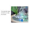 KKNH Relaxation Fountain Tabletop Fountain Handmade Ceramic Desktop Fountain Indoor Meditation Water Fountain Home Decoration 9.85 Inches Quiet Soothing Sound of Water view 4