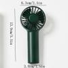 DFDFSFG Small Mini Fan,Multifunction,3 in 1,Portable Fan,Handheld/Neck/Desk Fan,3 Speeds Adjustable,Home/Trave/School Cooling Fan Strong Airflow (Color : Green) view 2