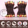 LAMPHOME Halloween String Lights - Orange Purple Green Mini Lights, 150count 31.9ft Halloween Lighting Decor for Outdoor&Indoor Use, Fairy Garden, Yard, Home, Party, Holiday Decoration view 2