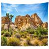 BELECO Desert Tapestry Joshua Tree Landscape National Park Odd Trees Tapestry Rocky Mountains Blue Sky Natural Scenery Tapestries Wall Hanging for Bedroom Living Room Dorm Home Dcor 106x70 Inch view 1