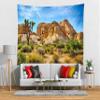 BELECO Desert Tapestry Joshua Tree Landscape National Park Odd Trees Tapestry Rocky Mountains Blue Sky Natural Scenery Tapestries Wall Hanging for Bedroom Living Room Dorm Home Dcor 106x70 Inch view 2