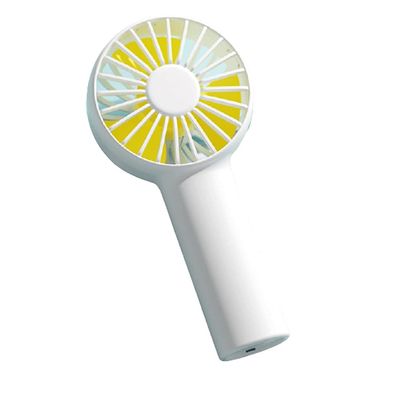DFDFSFG Small Mini Fan,Multifunction,3 in 1,Portable Fan,Handheld/Neck/Desk Fan,3 Speeds Adjustable,Home/Trave/School Cooling Fan Strong Airflow (Color : White)