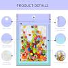 100 Holographic Gradient Mylar Bags with Clear Window, Resealable Zip Pouch, Packaging Party Sample Bags (Purple&Light Blue, 4.7x7.8 Inch) view 2