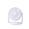 DFDFSFG Small Mini Desk Fan,Rechargeable USB Desk Fan,Powerful,Quiet 3 Speeds Wind Desktop Fan,360 Adjustment Cooling Fan,Home,Office Strong Airflow (Color : White, Size : 7000mAh) view 1