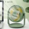 DFDFSFG Small Mini Desk Fan,Rechargeable USB Desk Fan,Powerful,Quiet 3 Speeds Wind Desktop Fan,360 Adjustment Cooling Fan,Home,Office Strong Airflow (Color : White, Size : 7000mAh) view 3