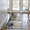 FFcarpet Hallway Runner Rug Non Slip 3'4"x5' Modern Black Long Long Hallway Rug for Hallway view 4