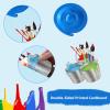 46 Pieces Art Painting Party Decoration, Art Birthday Hanging Swirls Ceiling Decor for Kids Girl Boy Painting Birthday Graffiti Party Supplies view 4