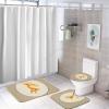 3 Pieces Bathroom Rug Set, Goldfish2 Soft Foam Non Slip Bath Mats Sets Toilet Contour Mat Lid Cover for Bathtub Shower and Bathroom Decor 18"x30" view 4