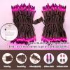 LAMPHOME Purple Christmas String Lights, 300 Mini Fairy Lights 63.8ft(2pk of 150L) Set, Brown Wire Halloween Holiday Dcor for Home, Christmas Tree, Bedroom, Patio, Wedding view 2