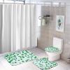3 Pieces Bathroom Rug Set, St. Patrick's Day Soft Foam Non Slip Bath Mats Sets Toilet Contour Mat Lid Cover for Bathtub Shower and Bathroom Decor 18"x30" view 4
