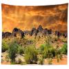 BELECO Desert Cactus Tapestry Southwestern Saguaro Sunset Tapestry Wall Hanging Weathered Mountains Scenic Tapestry Mexico Nature Tapestries for Bedroom Living Room Dorm Home Decor 106x70 Inch view 1