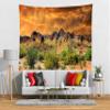 BELECO Desert Cactus Tapestry Southwestern Saguaro Sunset Tapestry Wall Hanging Weathered Mountains Scenic Tapestry Mexico Nature Tapestries for Bedroom Living Room Dorm Home Decor 106x70 Inch view 2