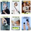 Bladeless Neck Fan Handheld Portable Fan Rechargeable Personal Fan, 3 Speeds 360Adjustable Mini USB Fan for Home Office Travel Hiking Camping,Black view 2