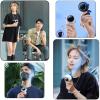 Bladeless Neck Fan Handheld Portable Fan Rechargeable Personal Fan, 3 Speeds 360Adjustable Mini USB Fan for Home Office Travel Hiking Camping,Black view 3