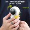 Bladeless Neck Fan Handheld Portable Fan Rechargeable Personal Fan, 3 Speeds 360Adjustable Mini USB Fan for Home Office Travel Hiking Camping,Black view 4