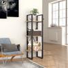 3-Tier Bookshelf, Book Cabinet Bookcase Industrial Open Display Shelf with Metal Frame, Standing Storage Shelf for Home Office Living Room, 15.7"x11.8"x41.3" Chipboard view 1