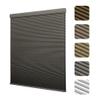 Boolegon Cordless Linen Pattern Cellular Shades Blackout Honeycomb Shades for Windows Pull Down Honeycomb Privacy Blinds for Bedroom Office Thermal Insulated, Blackout Gray, 38.5" W x 72" H view 1