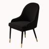 XGANGM Set of 2/4/6/1Bar/Dining Chair Covers Slipcover with Armrest Back Curved Swivel Kitchen/Dining/Living Room Counter Chair Slipcover Bar Stools Height Chair Protector,Black,1PC view 1