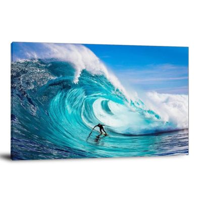 XLPOP The Sport of Surfing Canvas Wall Art Posters Gifts Bedroom Paintings Home Decor Hanging Picture Framed,20x30inch(50x75cm)