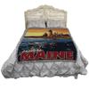 Pure Country Weavers Maine Poster Blanket by David Owens - Gift Tapestry Throw Woven from Cotton - Made in the USA (72x54) view 2