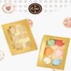 qiqee Cookie Boxes for Gift Giving 8x5.3x2 inch 24Packs Gold Treat Box with Window Bakery Box for Donuts Candies and Biscuit view 3
