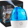 AquaOasis Cool Mist Humidifier (6L Water Tank) Quiet Ultrasonic Humidifiers for Bedroom & Large room - Adjustable -360 Rotation Nozzle, Auto-Shut Off, Humidifiers for Babies Nursery & Whole House view 1