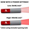 v1.0-3.0 670 nm Deep Red LED Light 8mW/cm2 | USA Lab Verified 670nm Flashlight (670 nm LED) w/Spacing Tube | Easy on The Eyes - no Blue Light view 2
