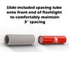 v1.0-3.0 670 nm Deep Red LED Light 8mW/cm2 | USA Lab Verified 670nm Flashlight (670 nm LED) w/Spacing Tube | Easy on The Eyes - no Blue Light view 4