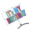 Beistle "Its My Birthday" Headband Boppers  2-Pack Colorful Celebration Headband Accessories with Printed Icons on Snap-On Bands for B-Day Parties, Photos and Group Fun view 4