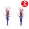 Beistle 2-Pack Plastic Metallic Spray Centerpieces in Red, Silver, & Blue, Patriotic Party Decorations for 4th of July, Memorial Day, American Party Supplies, 19" view 2