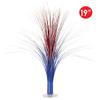 Beistle 2-Pack Plastic Metallic Spray Centerpieces in Red, Silver, & Blue, Patriotic Party Decorations for 4th of July, Memorial Day, American Party Supplies, 19" view 4