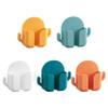 Zerodeko 5pcs Nail Wall-Mounted Phone Charging Rack Premium Storage Organizer for Remote Control Mobile Devices Versatile Use Bedroom Bathroom Kitchen Living Room Punch Design view 1