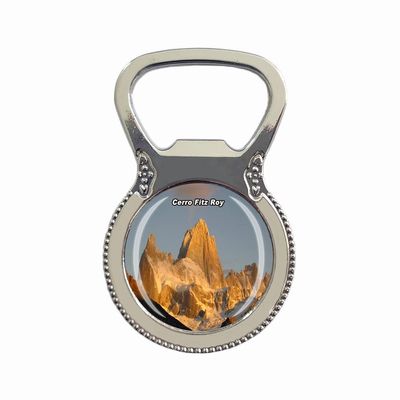 Cerro Fitz Roy Argentina Fridge Magnet Bottle Opener Tourist Souvenir Gift Collection Refrigerator Magnetic Sticker