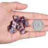 Nupuyai Set of 10 Mini Crystal Star Shape Pocket Palm Stone, Healing Reiki Worry Crystal Stone for Anxiety/Yoga Meditation/Energy Balancing, Amethyst view 2